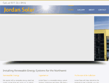 Tablet Screenshot of jordansolar.net